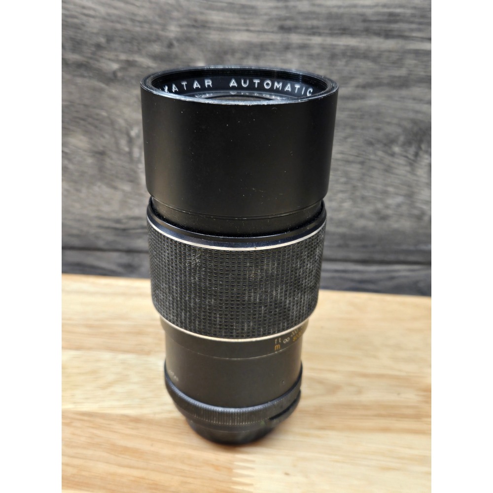 Rexatar Automatic 200mm f3.5 Prime Telephoto Lens Vintage No. 731088 Black
